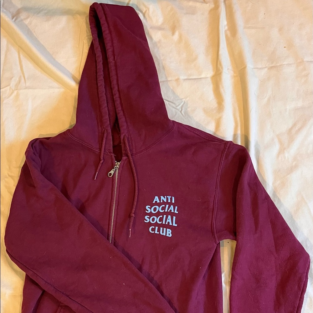 Anti Social Social Club Zip Up Hoodie